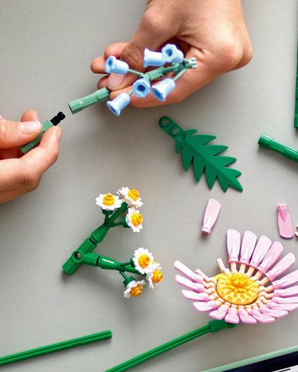 LEGO® Botanicals Petite Sunny Bouquet Flower Decor Set for Kids 10347
