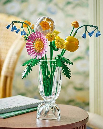 LEGO® Botanicals Petite Sunny Bouquet Flower Decor Set for Kids 10347