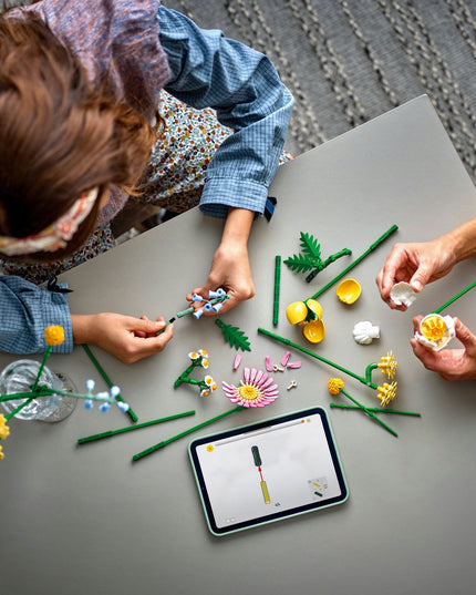 LEGO® Botanicals Petite Sunny Bouquet Flower Decor Set for Kids 10347