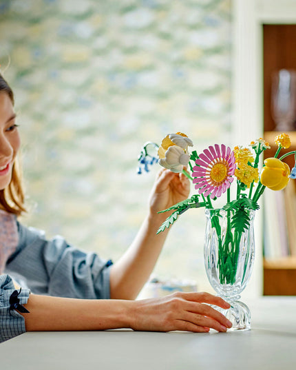 LEGO® Botanicals Petite Sunny Bouquet Flower Decor Set for Kids 10347