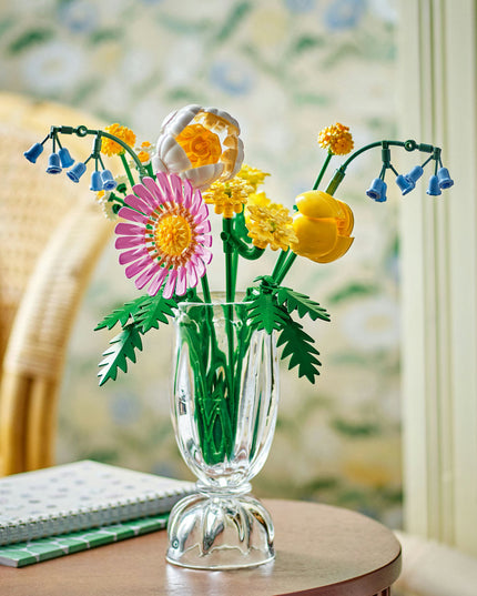 LEGO® Botanicals Petite Sunny Bouquet Flower Decor Set for Kids 10347