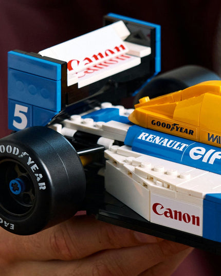 LEGO® ICONS Williams Racing FW14B & Nigel Mansell Home Office Desk Decor 10353