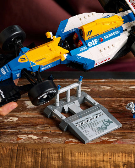 LEGO® ICONS Williams Racing FW14B & Nigel Mansell Home Office Desk Decor 10353