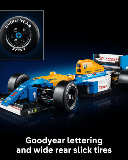 LEGO® ICONS Williams Racing FW14B & Nigel Mansell Home Office Desk Decor 10353
