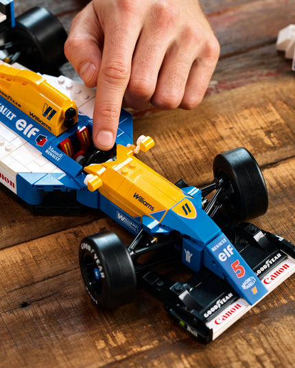 LEGO® ICONS Williams Racing FW14B & Nigel Mansell Home Office Desk Decor 10353