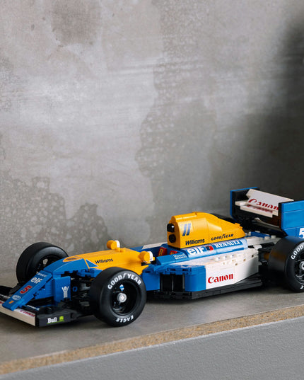 LEGO® ICONS Williams Racing FW14B & Nigel Mansell Home Office Desk Decor 10353