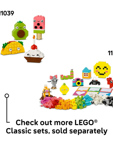 LEGO® Classic Magical Transparent Box, Colorful Building Bricks Toy 11040