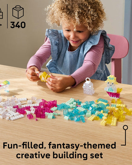 LEGO® Classic Magical Transparent Box, Colorful Building Bricks Toy 11040