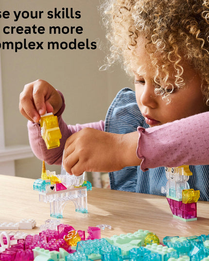 LEGO® Classic Magical Transparent Box, Colorful Building Bricks Toy 11040