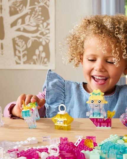 LEGO® Classic Magical Transparent Box, Colorful Building Bricks Toy 11040