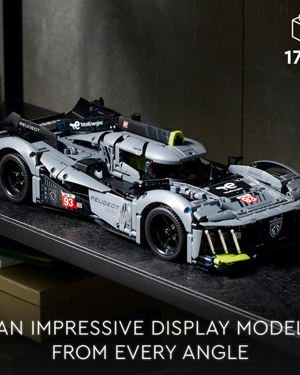 LEGO® Technic PEUGEOT 9X8 24H Le Mans Hybrid Hypercar Collectible Building Kit 42156