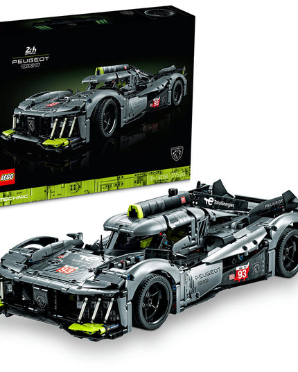 LEGO® Technic PEUGEOT 9X8 24H Le Mans Hybrid Hypercar Collectible Building Kit 42156