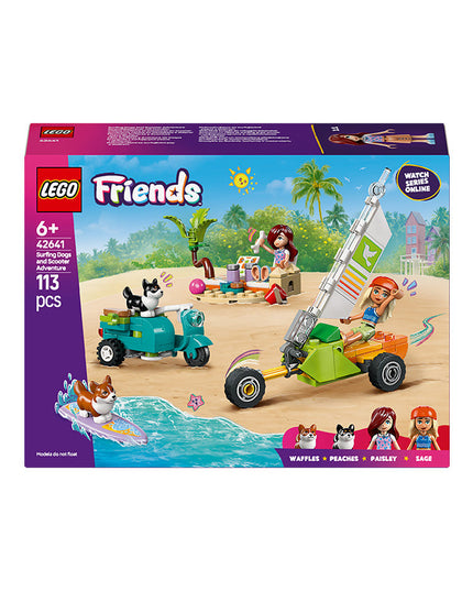LEGO® Friends Surfing Dogs and Scooter Adventure Building Toy 42641