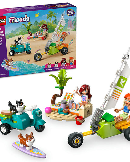 LEGO® Friends Surfing Dogs and Scooter Adventure Building Toy 42641