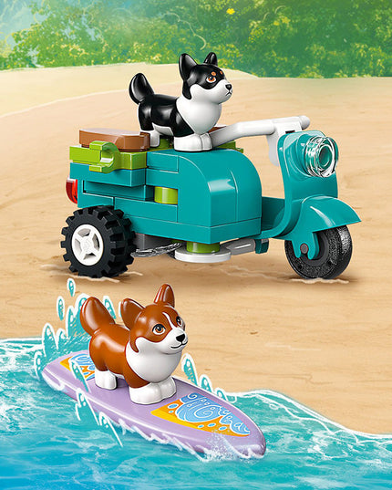 LEGO® Friends Surfing Dogs and Scooter Adventure Building Toy 42641
