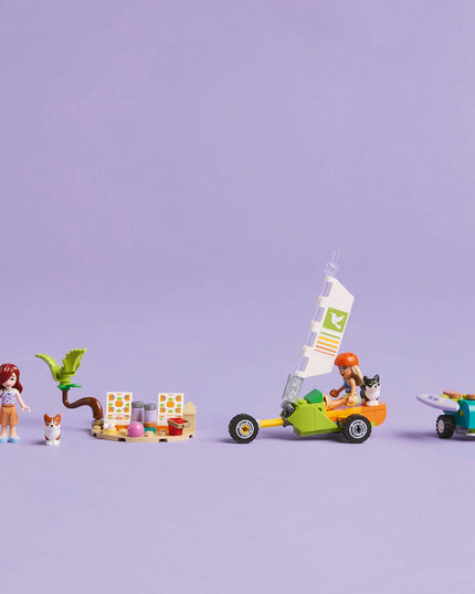LEGO® Friends Surfing Dogs and Scooter Adventure Building Toy 42641