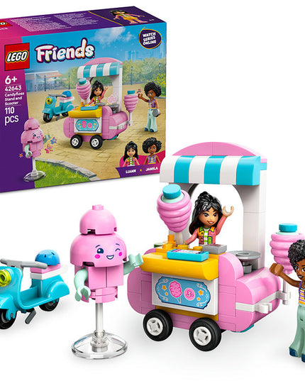 LEGO® Friends Candyfloss Stand and Scooter Toy Pretend-Play Set 42643