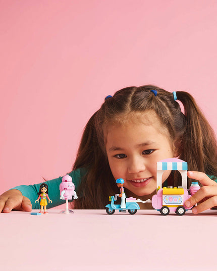 LEGO® Friends Candyfloss Stand and Scooter Toy Pretend-Play Set 42643