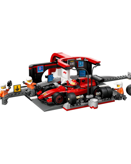 LEGO® City F1 Pit Stop & Pit Crew with Ferrari Car Toy 60443