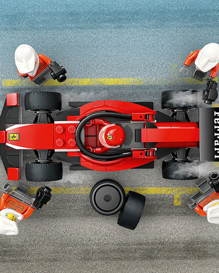 LEGO® City F1 Pit Stop & Pit Crew with Ferrari Car Toy 60443