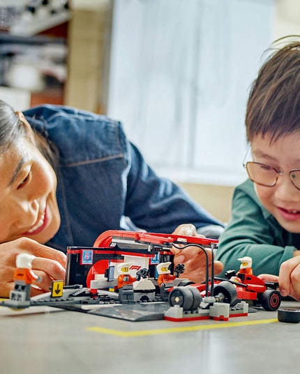 LEGO® City F1 Pit Stop & Pit Crew with Ferrari Car Toy 60443
