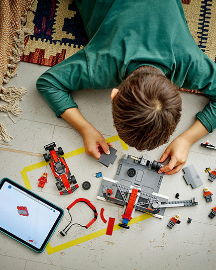 LEGO® City F1 Pit Stop & Pit Crew with Ferrari Car Toy 60443