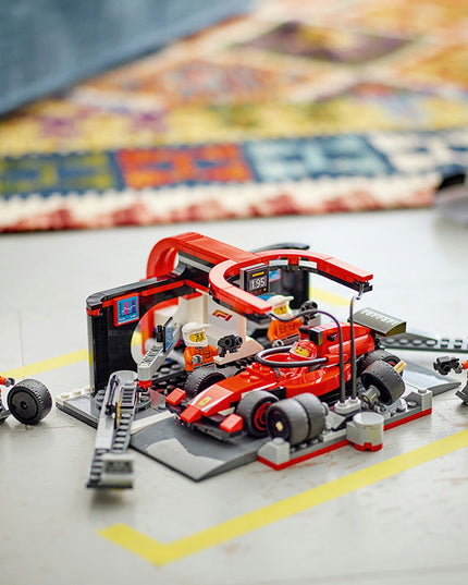 LEGO® City F1 Pit Stop & Pit Crew with Ferrari Car Toy 60443