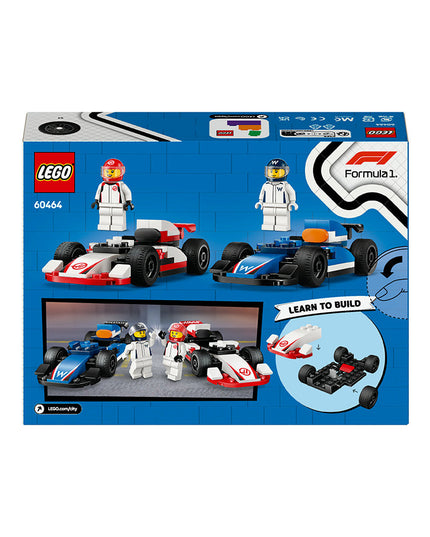 LEGO® City F1 Williams Racing & Haas F1 Race Cars Set 60464