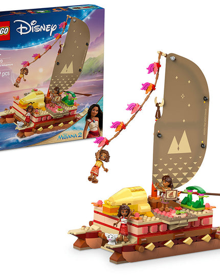 LEGO® | Disney Princess™ Moana’s Adventure Canoe Building Toy 43270