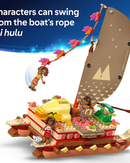 LEGO® | Disney Princess™ Moana’s Adventure Canoe Building Toy 43270