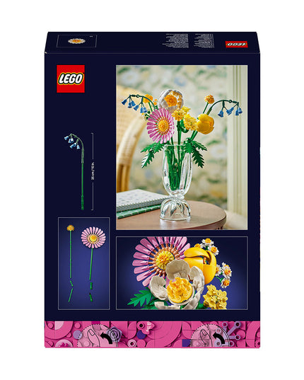 LEGO® Botanicals Petite Sunny Bouquet Flower Decor Set for Kids 10347