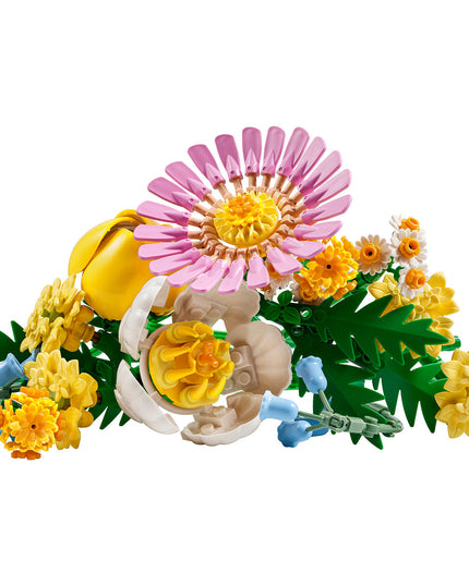 LEGO® Botanicals Petite Sunny Bouquet Flower Decor Set for Kids 10347