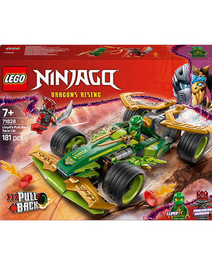 LEGO® NINJAGO® Lloyd’s Pull-Back Race Car Toy, Ninja Set 71828