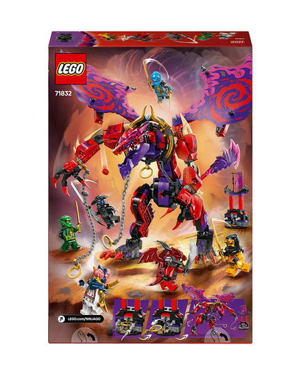 LEGO® NINJAGO® Thunderfang Dragon of Chaos Ninja Toy Set 71832