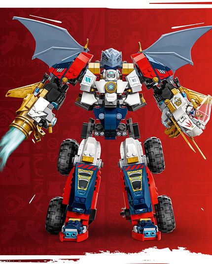 LEGO® NINJAGO® 4in1 Zane’s Ultra Combiner Mech Ninja Toy 71834