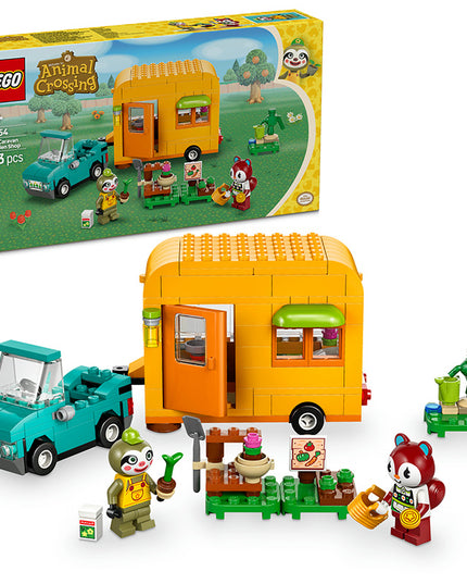 LEGO® Animal Crossing™ Leif’s Caravan & Garden Shop Building Kit 77054