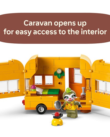 LEGO® Animal Crossing™ Leif’s Caravan & Garden Shop Building Kit 77054