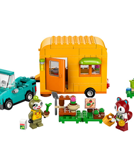 LEGO® Animal Crossing™ Leif’s Caravan & Garden Shop Building Kit 77054