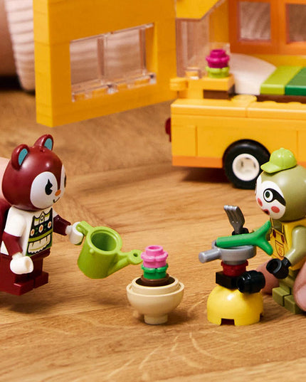 LEGO® Animal Crossing™ Leif’s Caravan & Garden Shop Building Kit 77054
