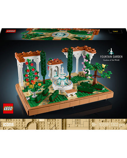 LEGO® ICONS Fountain Garden Home Decor Set for Adults 10359