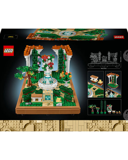 LEGO® ICONS Fountain Garden Home Decor Set for Adults 10359