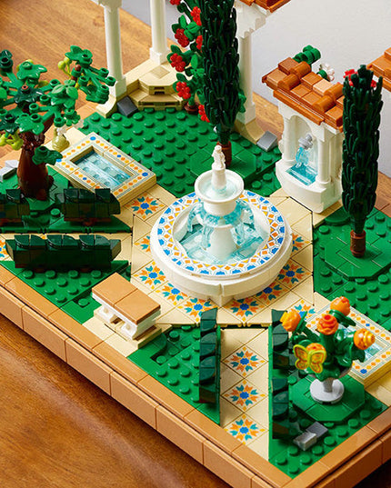LEGO® ICONS Fountain Garden Home Decor Set for Adults 10359
