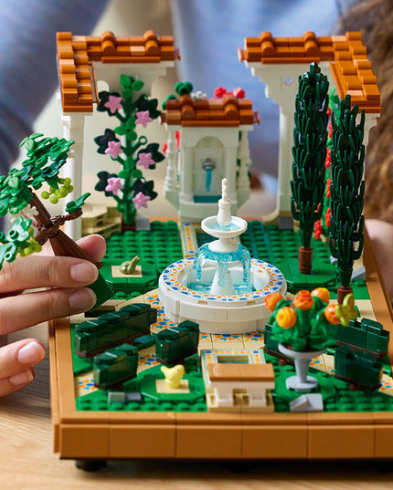 LEGO® ICONS Fountain Garden Home Decor Set for Adults 10359