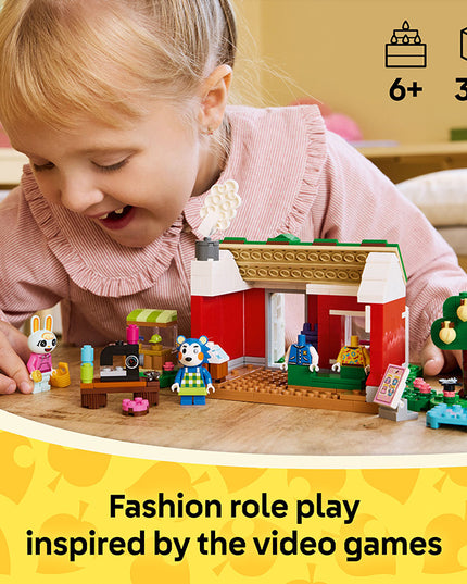 LEGO® Animal Crossing™ Able Sisters Clothing Shop Role-Play Building Kit 77055
