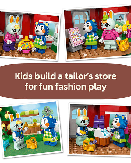 LEGO® Animal Crossing™ Able Sisters Clothing Shop Role-Play Building Kit 77055