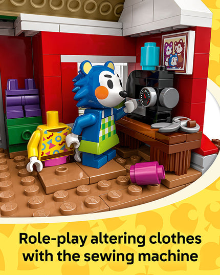 LEGO® Animal Crossing™ Able Sisters Clothing Shop Role-Play Building Kit 77055