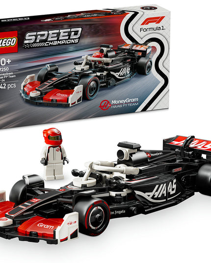 LEGO® Speed Champions MoneyGram Haas F1® Team VF-24 Race Car Toy Vehicle 77250