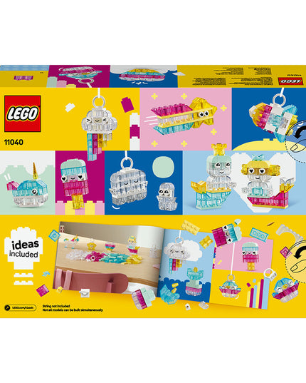 LEGO® Classic Magical Transparent Box, Colorful Building Bricks Toy 11040