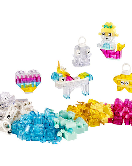 LEGO® Classic Magical Transparent Box, Colorful Building Bricks Toy 11040