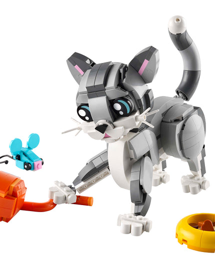 LEGO® Creator 3in1 Playful Cat Figure, Toy Animal Set 31163